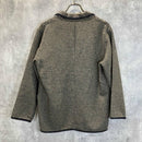 Others 80S Archive Comme Des Garcons Plaid Wool Pajama Shirt Jacket Beige