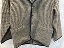 Others 80S Archive Comme Des Garcons Plaid Wool Pajama Shirt Jacket Beige