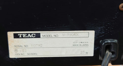 Teac Cd, Md Cassette Decks W-990Rx