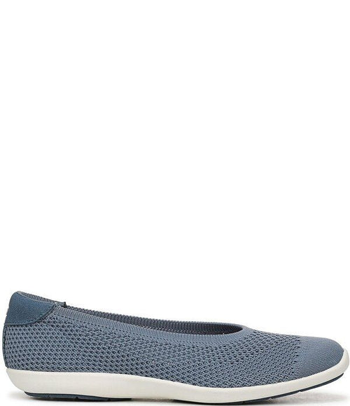 High Heel Pumps Ryka Womens Clever Knit Ballet Flats Flintstone Blue