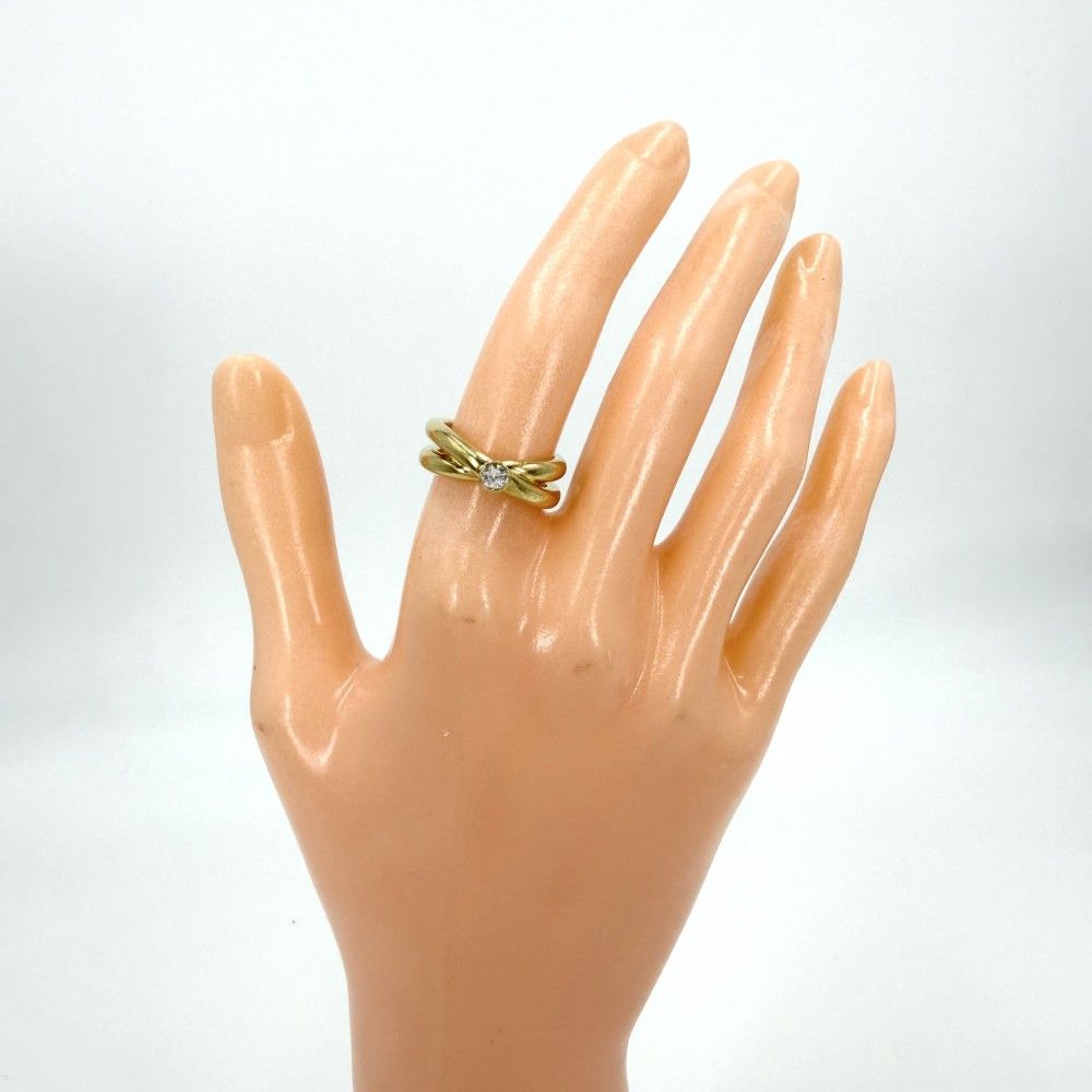 Tiffany Ring Au750 18 Yg Tiffany&Co. K18 8 9.8G