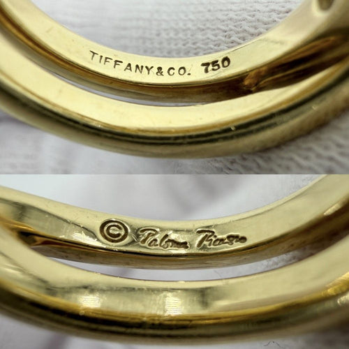 Tiffany Ring Au750 18 Yg Tiffany&Co. K18 8 9.8G