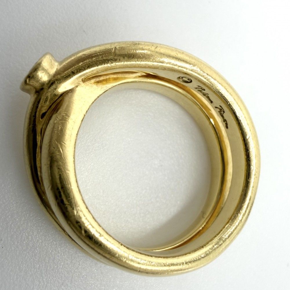 Tiffany Ring Au750 18 Yg Tiffany&Co. K18 8 9.8G