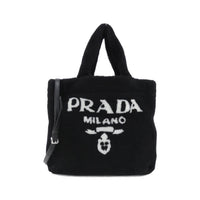 Prada Tote Bag 1Bg374 Nero+Bianco(