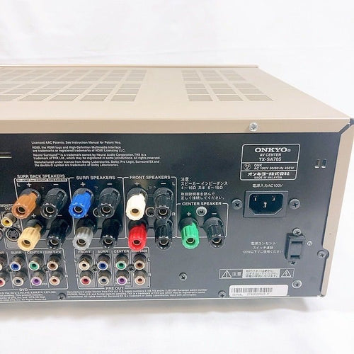 Onkyo Av Amplifier Tx-Sa705 Hdmi 00S Vintage
