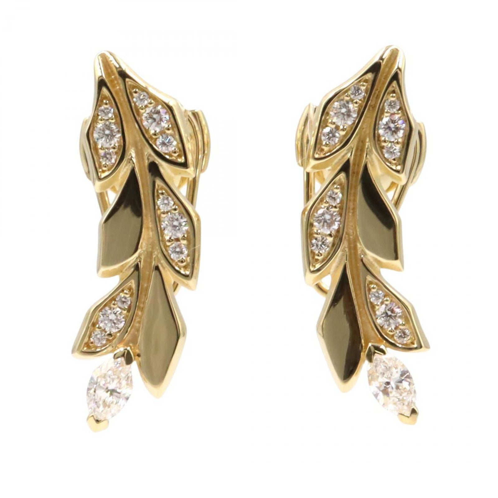 Tiffany Earrings (For One Ear) Co K18 Used A