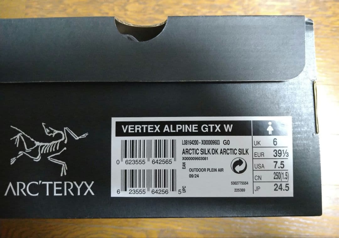 Arc'Teryx Approach Shoes Vertex Alpine Gtx Arctic Silk Dk