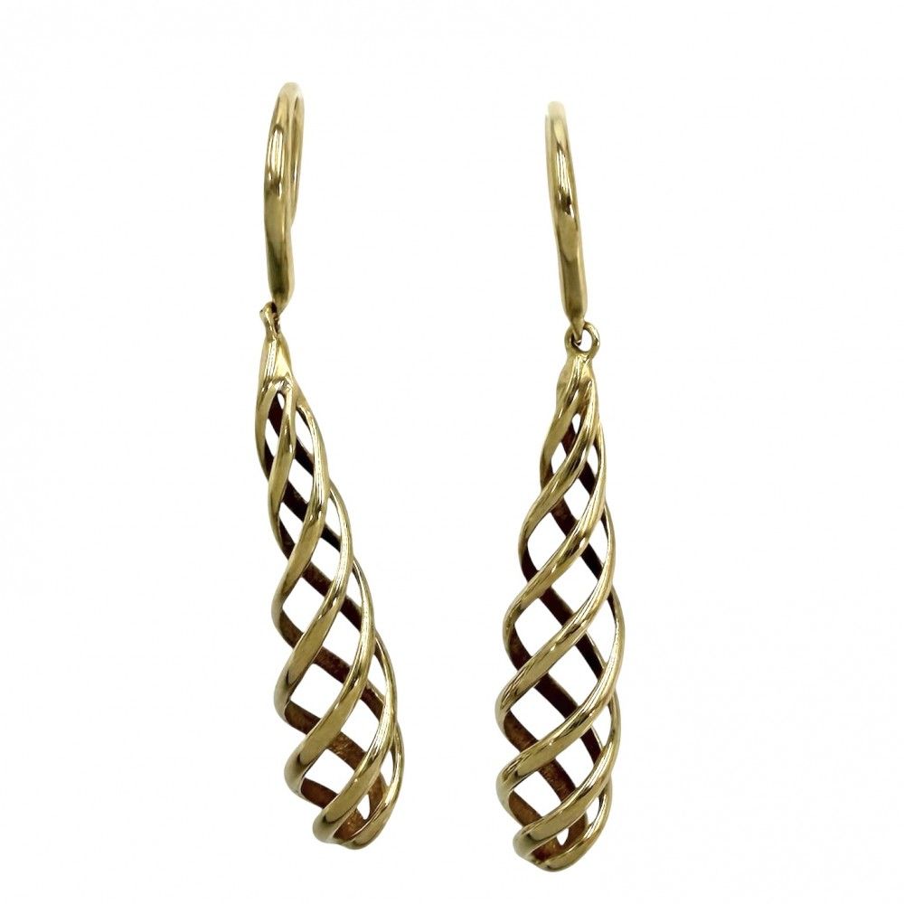 Tiffany Earrings (For Both Ears) 18 Yg Au750 Tiffany&Co. K18 3.6G