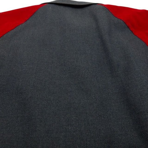 Others Comme Des Garcons 90S Velor Ducking Gray&Red L Gray Red