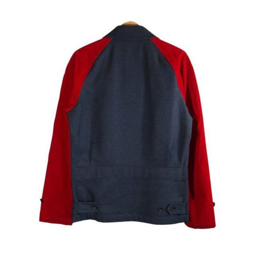 Others Comme Des Garcons 90S Velor Ducking Gray&Red L Gray Red