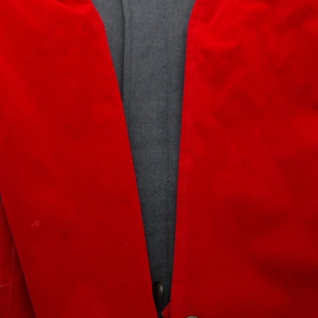 Others Comme Des Garcons 90S Velor Ducking Gray&Red L Gray Red