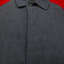 Others Comme Des Garcons 90S Velor Ducking Gray&Red L Gray Red