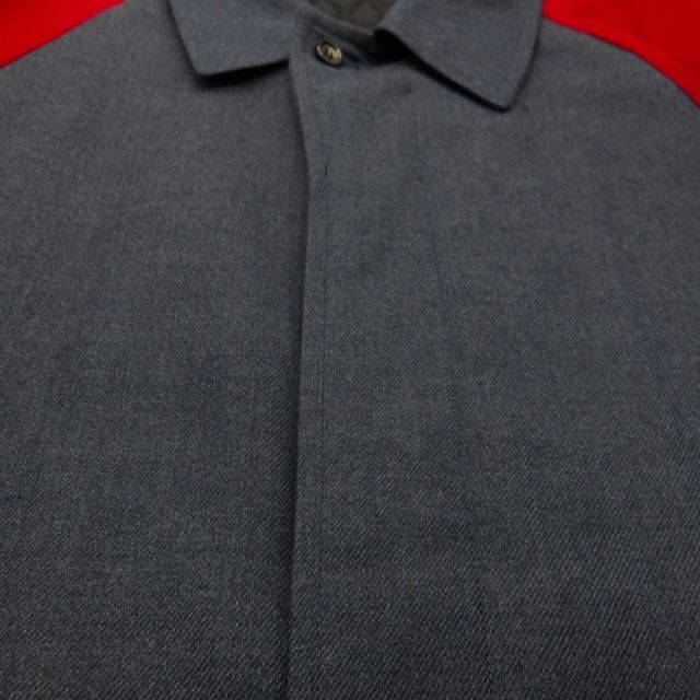 Others Comme Des Garcons 90S Velor Ducking Gray&Red L Gray Red