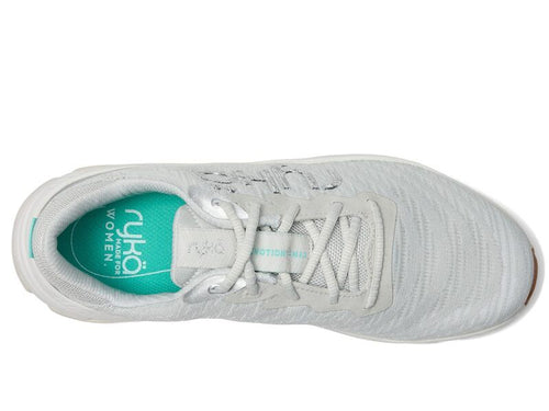 Sneakers Ryka Devotion X Max Rs Walking Shoes Grey Metallic Mesh Fabric