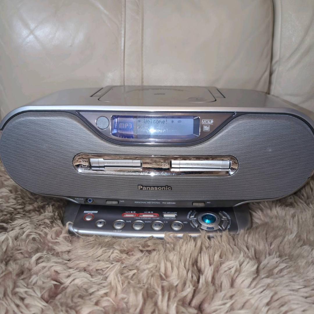 Panasonic Cd, Md Cassette Decks Rx-Mdx80