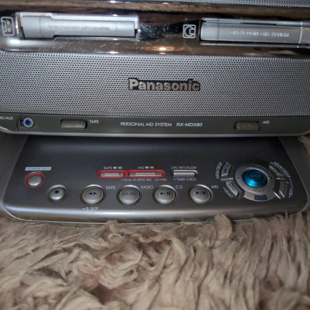 Panasonic Cd, Md Cassette Decks Rx-Mdx80