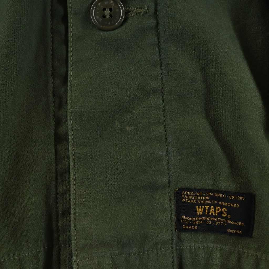 Wtaps Military Jacket 17Aw Buds. Long 172Wvdt-Jkm02