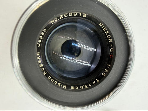 Objectifs Nikon Prime Nippon Kogaku Nikkor-Q C 1:3.5 F=13.5Cm