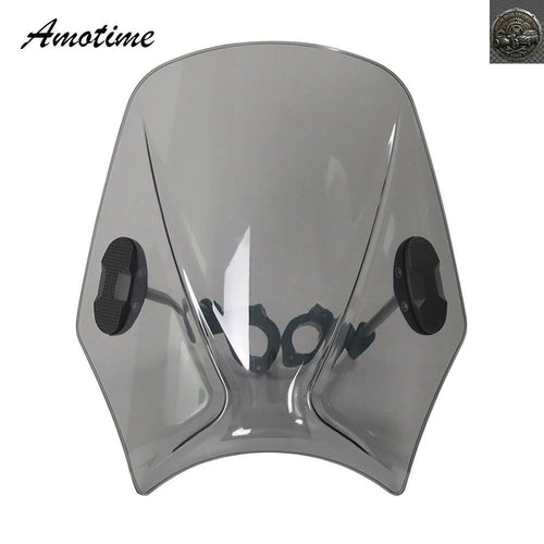 No Brand Others Motorcycle Windshield Windscreen Wind Deflector Round Headlight