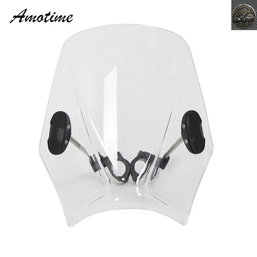 No Brand Others Motorcycle Windshield Windscreen Wind Deflector Round Headlight