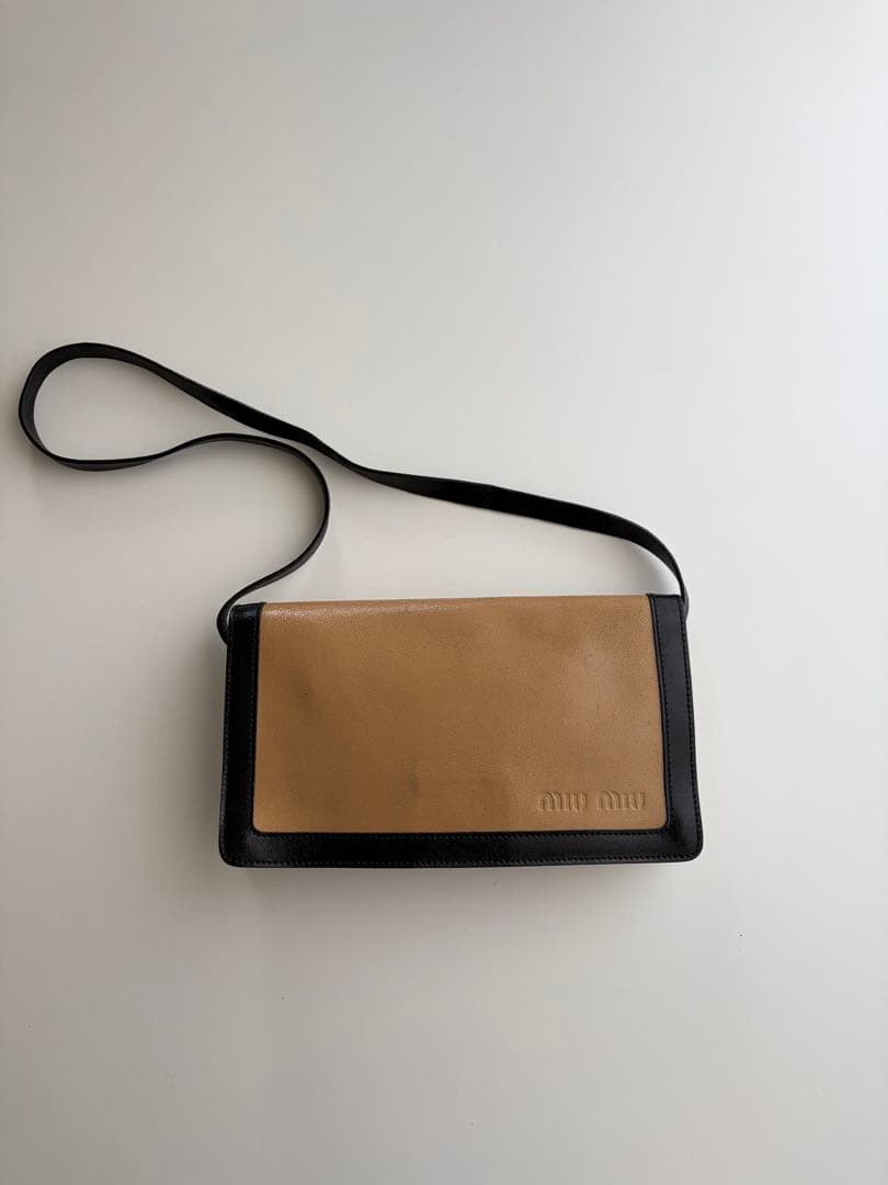 Miu Shoulder Bags Archive Leather Bag