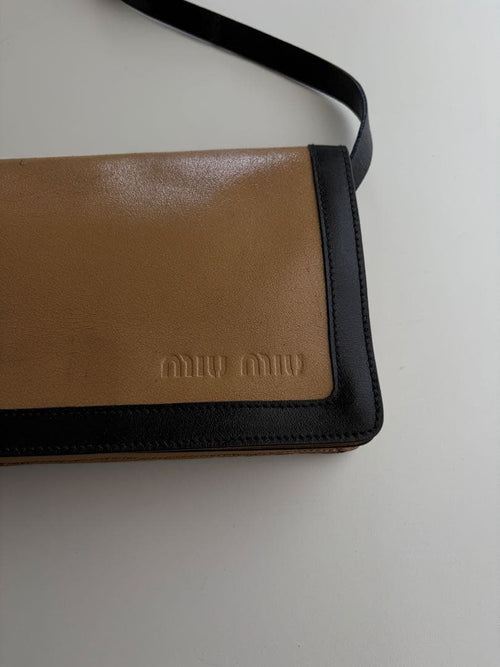 Miu Shoulder Bags Archive Leather Bag