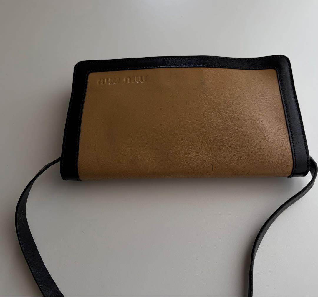 Miu Shoulder Bags Archive Leather Bag