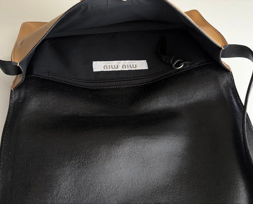 Miu Shoulder Bags Archive Leather Bag