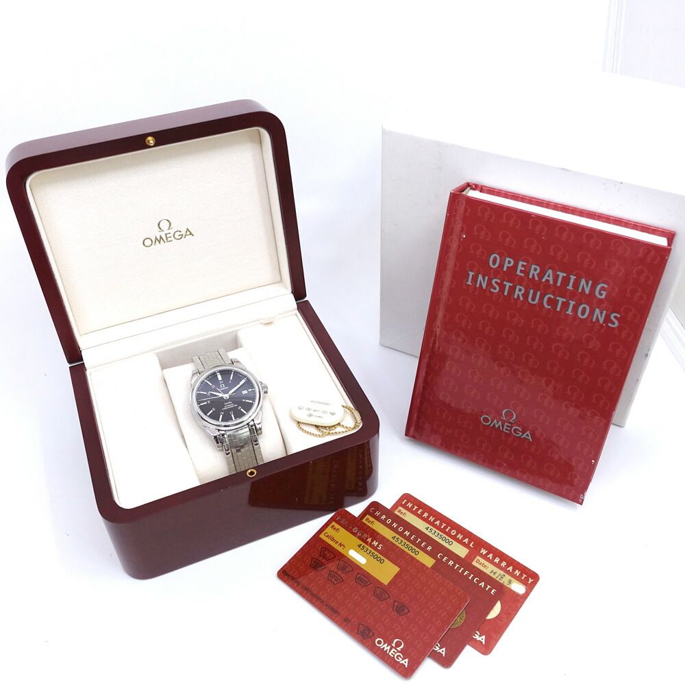 Omega Automatic Winding Clock Gmt 4533.50.00 Ss Bk Oh