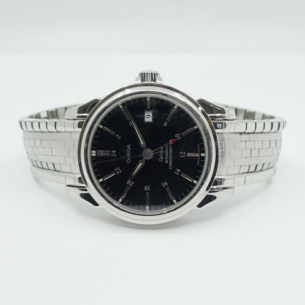 Omega Automatic Winding Clock Gmt 4533.50.00 Ss Bk Oh