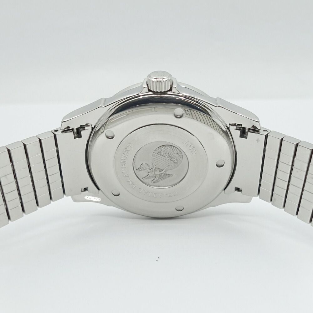 Omega Automatic Winding Clock Gmt 4533.50.00 Ss Bk Oh