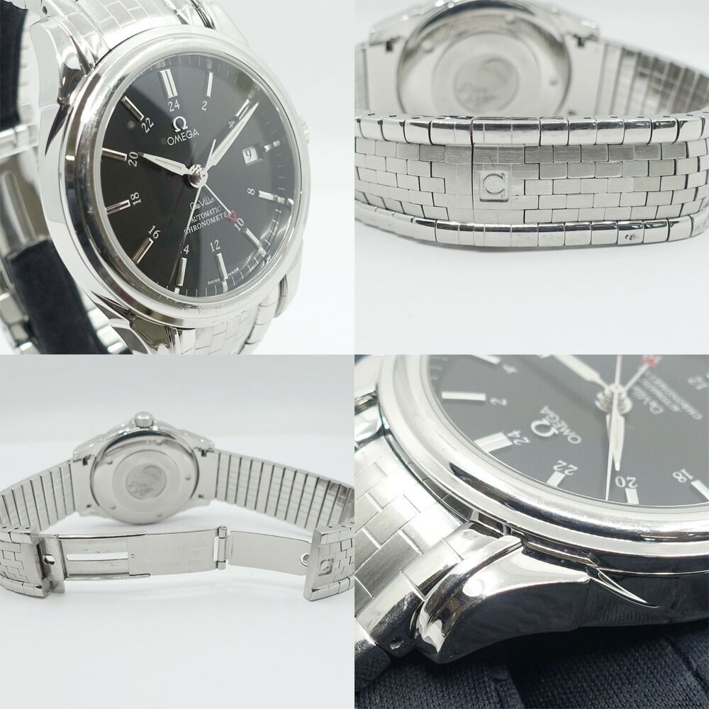 Omega Automatic Winding Clock Gmt 4533.50.00 Ss Bk Oh