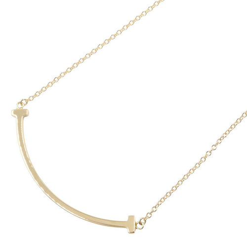 Tiffany Necklace Co T 40.5/45.5 K18 Used A