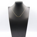 Tiffany Necklace Co T 40.5/45.5 K18 Used A