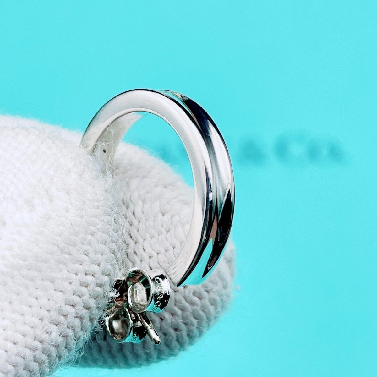 Tiffany Earrings (For One Ear) Tiffany&Co. 1837 Ag925 2.21G