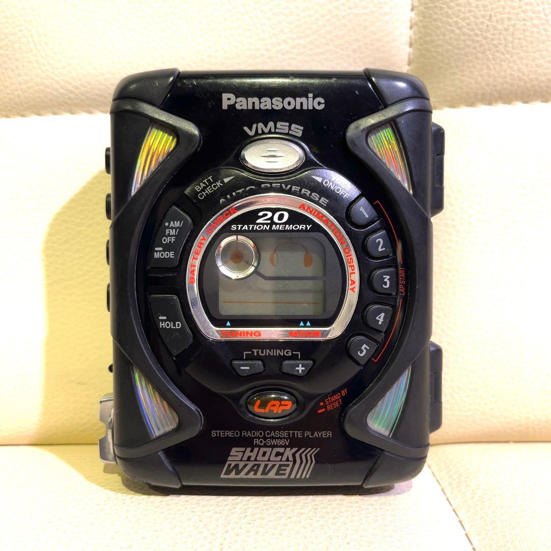 Panasonic Cassette Player Shockwave Rq-Sw66V