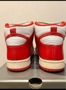 Supreme Sneakers Nike Dunk High Pro Sb White Varsity Red