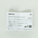 Pentax Lens (Single Focus) Hd Fa F1.9 K