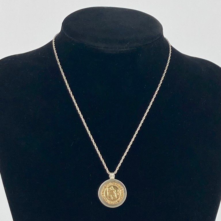 Necklace Tiffany&Co. K18 Ag925 14.2G