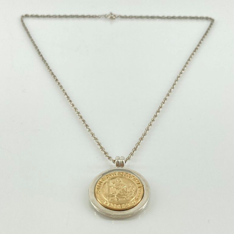 Necklace Tiffany&Co. K18 Ag925 14.2G