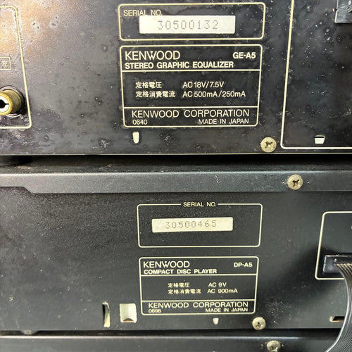 Cd Md Cassette Deck Kenwood Allora