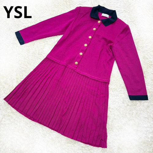Yves Saint Laurent Long-Sleeve Three-Quarter-Sleeve