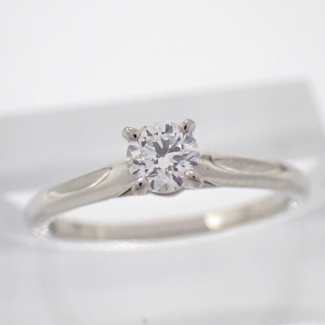 Cartier Ring 49 0.25Ct 1895 F Vs1 Ex Vg Pt950 4969