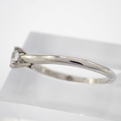 Cartier Ring 49 0.25Ct 1895 F Vs1 Ex Vg Pt950 4969