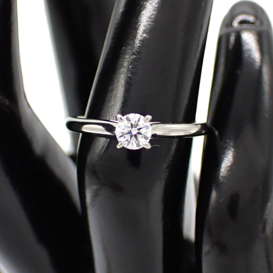Cartier Ring 49 0.25Ct 1895 F Vs1 Ex Vg Pt950 4969