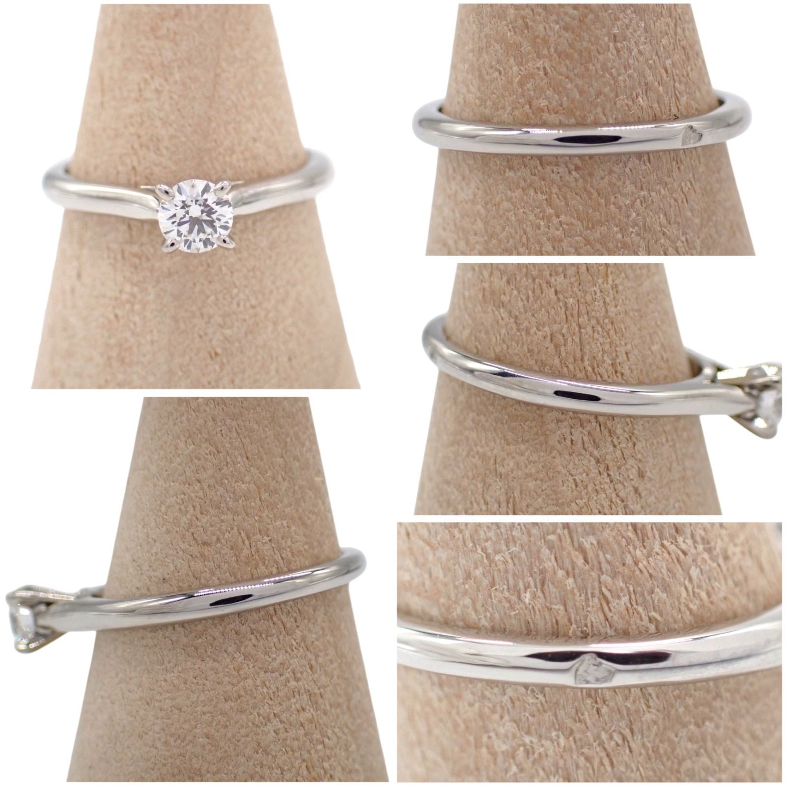 Cartier Ring 49 0.25Ct 1895 F Vs1 Ex Vg Pt950 4969