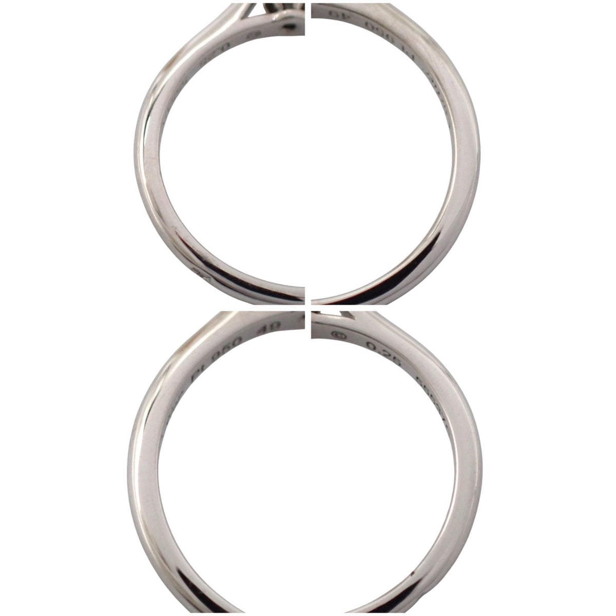 Cartier Ring 49 0.25Ct 1895 F Vs1 Ex Vg Pt950 4969
