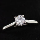 Cartier Ring 49 0.25Ct 1895 F Vs1 Ex Vg Pt950 4969