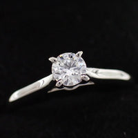 Cartier Ring 49 0.25Ct 1895 F Vs1 Ex Vg Pt950 4969
