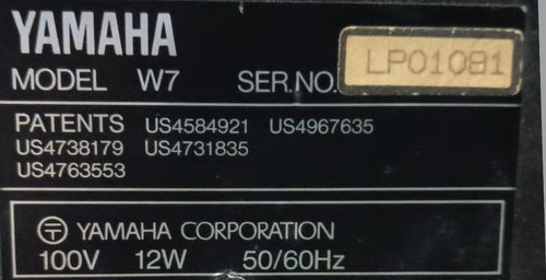 Other Yamaha W7